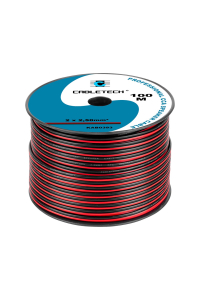 CCA Speaker Cable 2.5mm black-red Obrázok pre CCA Speaker Cable 2.5mm black-red