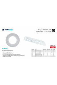 Obrázok pre CELLFAST WĄŻ SSAWNO-TŁOCZNY DO POMP 50mm x 25mb BEZBARWNY ENERGO-FLEX
