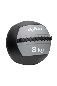 Piłka lekarska do ćwiczeń 8 kg REBEL ACTIVE Obrázok pre Piłka lekarska do ćwiczeń 8 kg REBEL ACTIVE