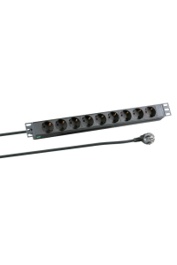 Obrázok pre EFB Elektronik EK631DE.1 napájecí prodlužovačka 2 m 9 AC zásuvky / AC zásuvek Vnitřní Černá
