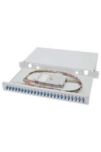Digitus DN-96332/9 adaptér pro optický kabel LC 1 kusů Šedá Obrázok pre Digitus DN-96332/9 adaptér pro optický kabel LC 1 kusů Šedá