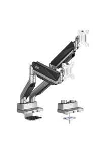 Universal Ergo Office Dual Monitor Desktop Mount, Gas Spring 17 Obrázok pre Universal Ergo Office Dual Monitor Desktop Mount, Gas Spring 17