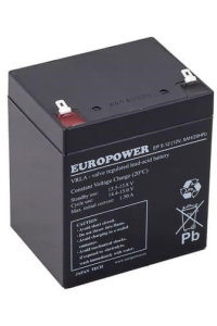 Akumulator AGM EUROPOWER serii EP 12V 5Ah T1 (Żywotność 6-9 lat) Obrázok pre Akumulator AGM EUROPOWER serii EP 12V 5Ah T1 (Żywotność 6-9 lat)