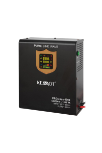 Wall-mounted uninterruptible power supply KEMOT PROsinus-1000 converter with pure sine wave and charging function 12V 230V 1000VA/700W Obrázok pre Wall-mounted uninterruptible power supply KEMOT PROsinus-1000 converter with pure sine wave and charging function 12V 230V 1000VA/700W