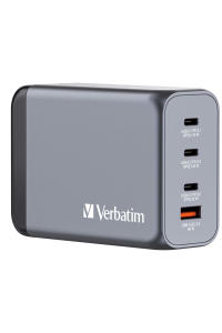 Obrázok pre Verbatim GNC-240 GaN Charger 4 Port 240W USB A/C (EU/UK/US)