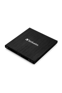 Verbatim External Slimline optická disková jednotka Blu-Ray RW Černá Obrázok pre Verbatim External Slimline optická disková jednotka Blu-Ray RW Černá