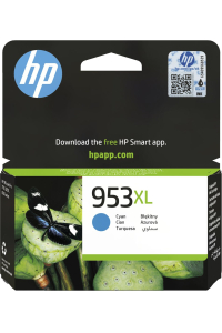 HP 953XL Azurová originální inkoustová kazeta s vysokou výtěžností Obrázok pre HP 953XL Azurová originální inkoustová kazeta s vysokou výtěžností