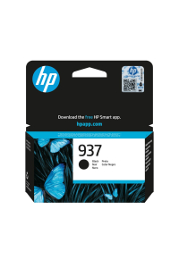 HP Černá originální inkoustová kazeta 937 Obrázok pre HP Černá originální inkoustová kazeta 937