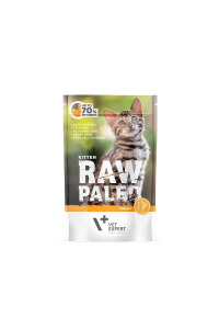 Obrázok pre VETEXPERT Raw Paleo Kitten Cat Turkey - mokré krmivo pro koťata - 100 g