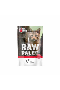 Obrázok pre VETEXPERT Raw Paleo Adult Cat Sterilized Beef - mokré krmivo pro kočky - 100 g