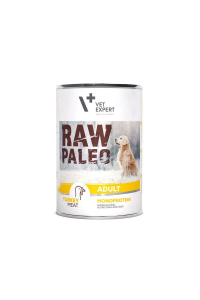 Obrázok pre VETEXPERT Raw Paleo Adult Monoprotein Turkey - vlhké krmivo pro psy - 400 g