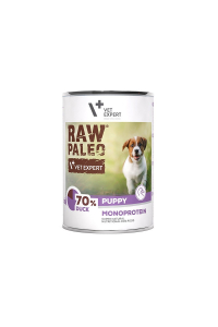 VETEXPERT Raw Paleo Puppy Monoprotein Duck - mokré krmivo pro štěňata - 400 g Obrázok pre VETEXPERT Raw Paleo Puppy Monoprotein Duck - mokré krmivo pro štěňata - 400 g