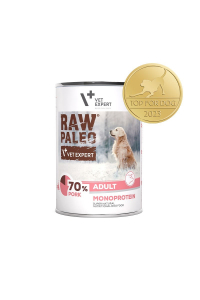 VETEXPERT Raw Paleo Adult Monoprotein Vepřové maso - vlhké krmivo pro psy - 400 g Obrázok pre VETEXPERT Raw Paleo Adult Monoprotein Vepřové maso - vlhké krmivo pro psy - 400 g
