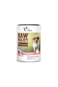 Obrázok pre VETEXPERT Raw Paleo Puppy Monoprotein Vepřové maso - mokré krmivo pro štěňata - 400 g