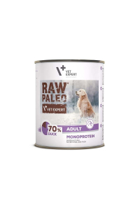 Obrázok pre VETEXPERT Raw Paleo Adult Monoprotein Duck - vlhké krmivo pro psy - 800 g