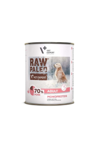 VETEXPERT Raw Paleo Adult Monoprotein Vepřové maso - vlhké krmivo pro psy - 800 g Obrázok pre VETEXPERT Raw Paleo Adult Monoprotein Vepřové maso - vlhké krmivo pro psy - 800 g