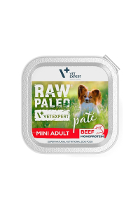 Obrázok pre VETEXPERT Raw Paleo Pate Mini Adult Beef - mokré krmivo pro psy - 150 g