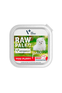 VETEXPERT Raw Paleo Pate Mini Puppy Beef - mokré krmivo pro štěňata - 150g Obrázok pre VETEXPERT Raw Paleo Pate Mini Puppy Beef - mokré krmivo pro štěňata - 150g