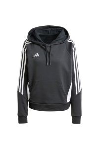 adidas Tiro 24 Hooded Women's Sweatshirt black IJ5607 Obrázok pre adidas Tiro 24 Hooded Women's Sweatshirt black IJ5607