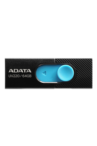 Obrázok pre ADATA UV220 USB paměť 64 GB USB Typ-A 2.0 Černá, Modrá