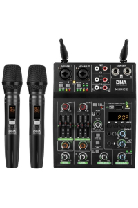 Obrázok pre DNA MIXMIC 2 - sada (USB audio mixér + 2 bezdrátové mikrofony)