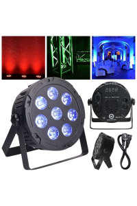 Obrázok pre LIGHT4ME QUAD PAR 8x10W MKII RGBW LED slim flat