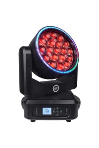 Obrázok pre LIGHT4ME ZOOM WASH 19X15 RING LED Moving Head