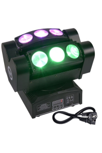Obrázok pre LIGHT4ME SPIDER HEAD 6x10 disco effect movement head