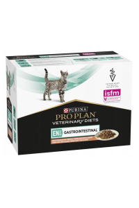 Obrázok pre PURINA Pro Plan Veterinary Diets EN St/Ox Gastrointestinal Losos - vlhké krmivo pro kočky - 10x85 g