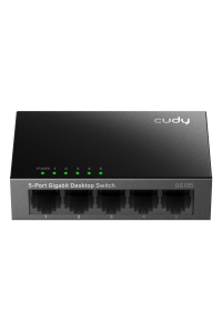 Obrázok pre Cudy GS105 síťový přepínač Nespravované Gigabit Ethernet (10/100/1000) Černá