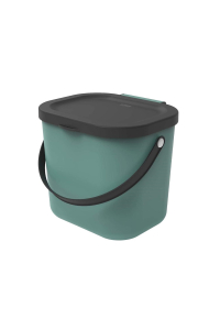 ROTHO Albula Dark green - kontejner na třídění odpadu - 6l Obrázok pre ROTHO Albula Dark green - kontejner na třídění odpadu - 6l