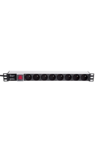 Obrázok pre Listwa zasilająca PDU Netrack 19'' 1U, 230V/16A, 8xE, ALU