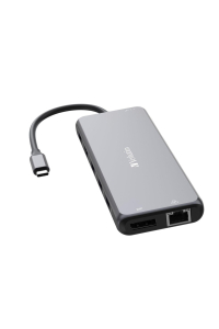 Verbatim CMH-13 USB typu C 10000 Mbit/s Stříbrná Obrázok pre Verbatim CMH-13 USB typu C 10000 Mbit/s Stříbrná