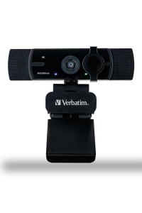Verbatim 49580 webkamera 3840 x 2160 px USB 2.0 Černá Obrázok pre Verbatim 49580 webkamera 3840 x 2160 px USB 2.0 Černá
