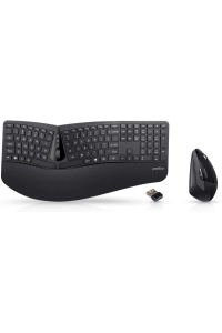 Zestaw bezprzewodowy klawiatura+mysz Perixx PERIDUO-605 Ergonomic czarny Obrázok pre Zestaw bezprzewodowy klawiatura+mysz Perixx PERIDUO-605 Ergonomic czarny