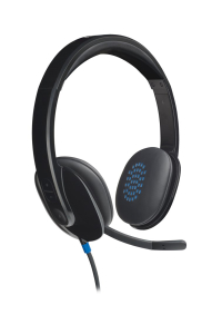 Logitech H540 Sluchátka s mikrofonem Kabel Přes hlavu Kancelář / call centrum USB Typ-A Černá Obrázok pre Logitech H540 Sluchátka s mikrofonem Kabel Přes hlavu Kancelář / call centrum USB Typ-A Černá