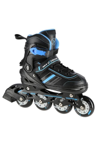 NILS EXTREME NH18191 2V1 BRUSLE BLACK/BLUE VEL. L (39-43) S VYMĚNITELNÝMI HOKEJOVÝMI BRUSLEMI Obrázok pre NILS EXTREME NH18191 2V1 BRUSLE BLACK/BLUE VEL. L (39-43) S VYMĚNITELNÝMI HOKEJOVÝMI BRUSLEMI