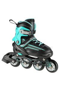 NILS EXTREME NH18190 2V1 BRUSLE BLACK/BLUE VEL. M (34-38)) S VYMĚNITELNÝMI HOKEJOVÝMI BRUSLEMI Obrázok pre NILS EXTREME NH18190 2V1 BRUSLE BLACK/BLUE VEL. M (34-38)) S VYMĚNITELNÝMI HOKEJOVÝMI BRUSLEMI