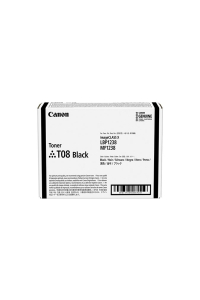 Canon TONER T08 BLACK tonerová náplň 1 kusů Originální Černá Obrázok pre Canon TONER T08 BLACK tonerová náplň 1 kusů Originální Černá