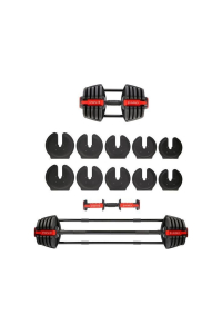 Obrázok pre HMS SGR40 PRO SET Nastavitelná sada činek 2v1 43,5 kg