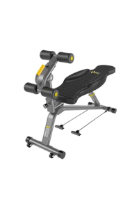 Obrázok pre HMS Fitness L8022 S nastavitelným závažím Nastavitelná opěrka zad Polohovatelné sedadlo Černá, Šedá