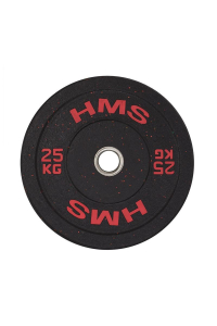 Obrázok pre HMS Fitness HTBR25 1 kusů Olympic Pogumované závaží