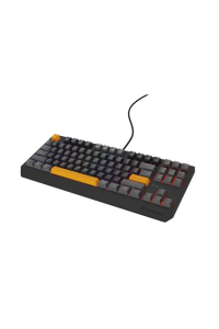 GENESIS Thor 230 TKL klávesnice Hraní USB QWERTY Černá, Šedá, Oranžová Obrázok pre GENESIS Thor 230 TKL klávesnice Hraní USB QWERTY Černá, Šedá, Oranžová