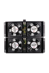 Extralink Ventilátor pro stojící skříně, kabel 2m EU Obrázok pre Extralink Ventilátor pro stojící skříně, kabel 2m EU