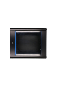 Extralink Racková skříň 9U 600x450 Černá montovaná na zdi Obrázok pre Extralink Racková skříň 9U 600x450 Černá montovaná na zdi
