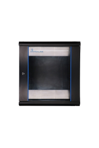 Extralink Racková skříň 12U 600x450 Černá montovaná na zdi Obrázok pre Extralink Racková skříň 12U 600x450 Černá montovaná na zdi