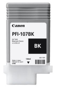 Obrázok pre Canon PFI-107BK inkoustová náplň 1 kusů Originální Černá