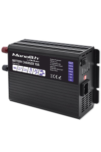 Obrázok pre Qoltec 51952 Chytrá nabíječka Monolith pro LiFePO4 AGM GEL SLA baterie | 10A | 24V