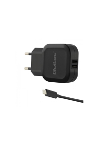 Qoltec 50188 nabíječka na PDA/mobilní telefon Laptop, Chytrý telefon, Chytré hodinky, Tablet, Telefon, Univerzální Černá AC, DC Vnitřní Obrázok pre Qoltec 50188 nabíječka na PDA/mobilní telefon Laptop, Chytrý telefon, Chytré hodinky, Tablet, Telefon, Univerzální Černá AC, DC Vnitřní