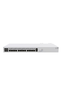 Obrázok pre Mikrotik CCR2116-12G-4S+ router zapojený do sítě Gigabit Ethernet Bílá